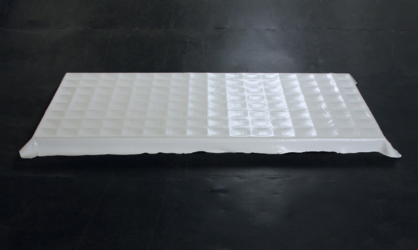 Margie Livingston, White Paint Grid, 2013