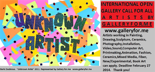 International Open Gallery Submission Call for All Artists by Galleryfor.me, NY