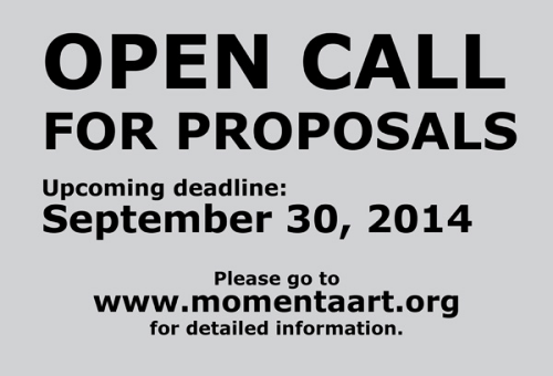 Momenta Art - Open Call 2014