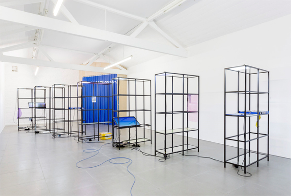 Yuri Pattison, Free Traveller, Installation view, Courtesy of the artist and Cell Project Space, London