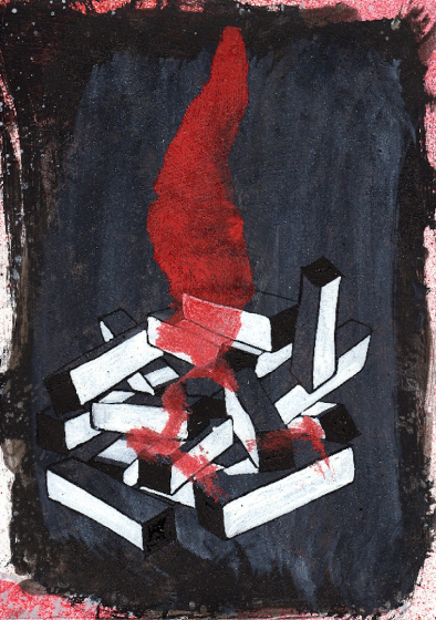 Marcus Cope,Cremation, 2015