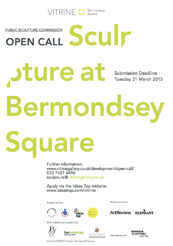 OPEN CALL | Public Sculpture Commission | Sculpture at Bermondsey Square