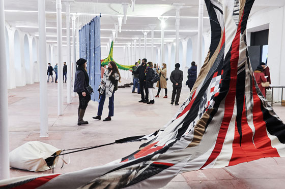 In the photo the artwork "Incontri e riunioni nel tempo" by Marcello Pipitone. CirculART II