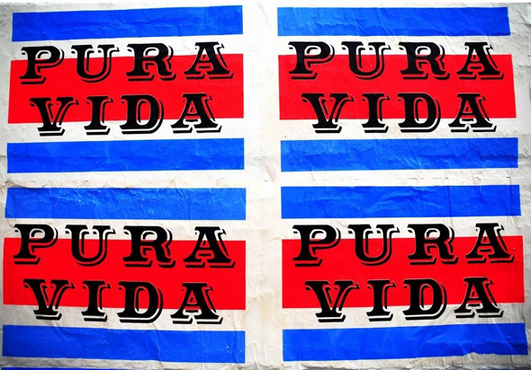 S Mark Gubb, 'Pura Vida', Billboard commission, 2009