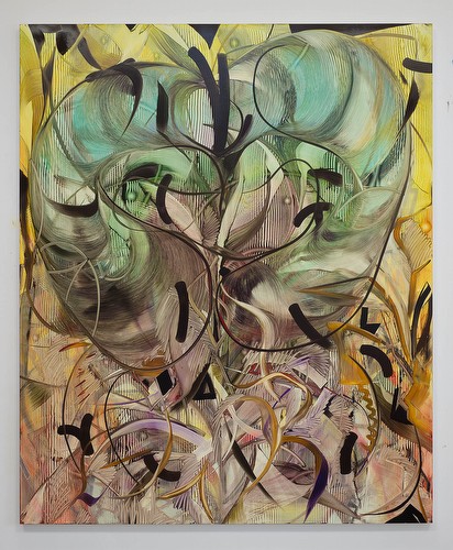 oil on linen<br class=