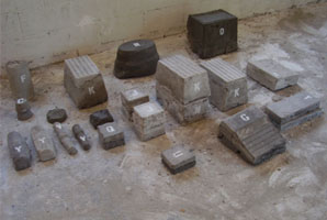 BCADY2K, Cement and paint. Art Omi, NY. 2006