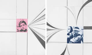 CINE-FRAMES, 2007, drawing/collages