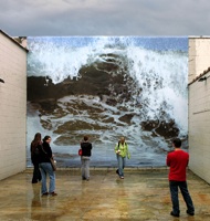 Wave, 2005, digital print on vinyl