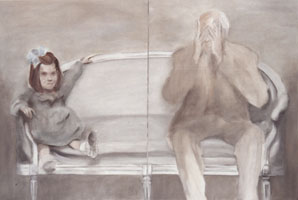 The Heiress, 2000, oil on canvas, 40 x 60 in.