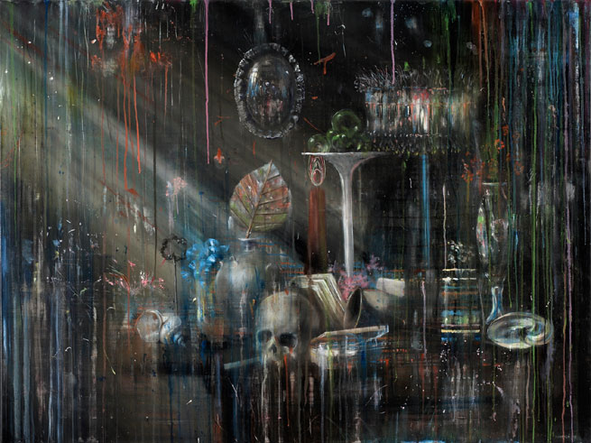 Untitled, 2008, oil on canvas, cm 120x90<br/>Image � Manfredi Beninati<br/>