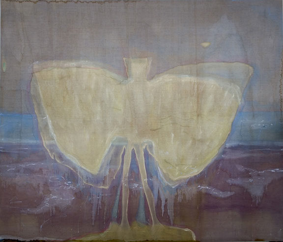 Peter Doig, Man Dressed as Bat, 2007 <br/>Oil on linen, 275 x 200 cm<br/>Image � Peter Doig, Courtesy Gavin Brown enterprises, New York<br/>