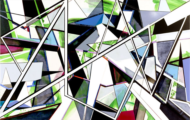 Torben Giehler, Strike Teutonia, 2008<br/>60 x 96 in / 152 x 244 cm<br/>Image � Torben Giehler<br/>