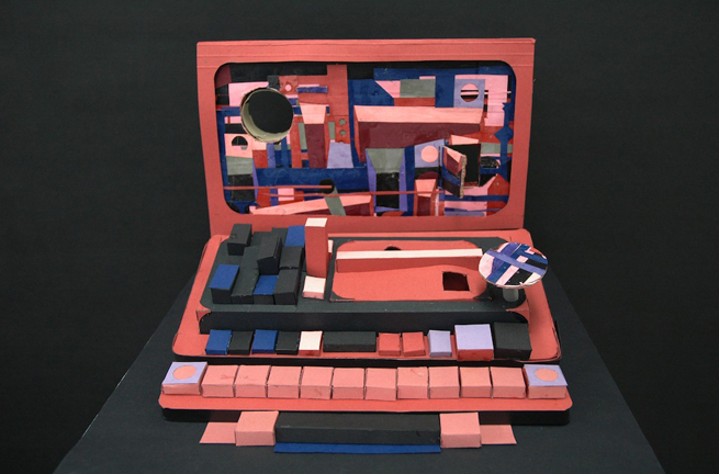 AZTECH_Toppal (Red), 2010, Mixed Media<br/>