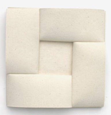 Square from the Depth, 2010 <br/>20" x 20"<br/>Folded felt<br/>