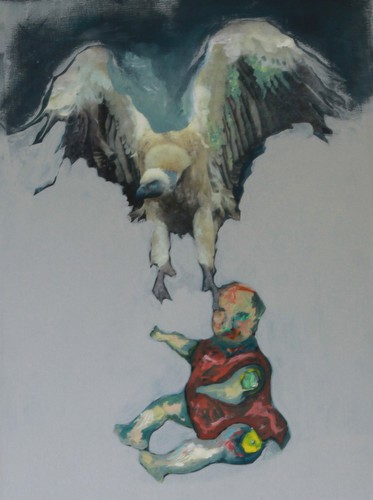 "Finitude"; Mixed Media painting; 40cm:30cm:2cm; 2015<br/>