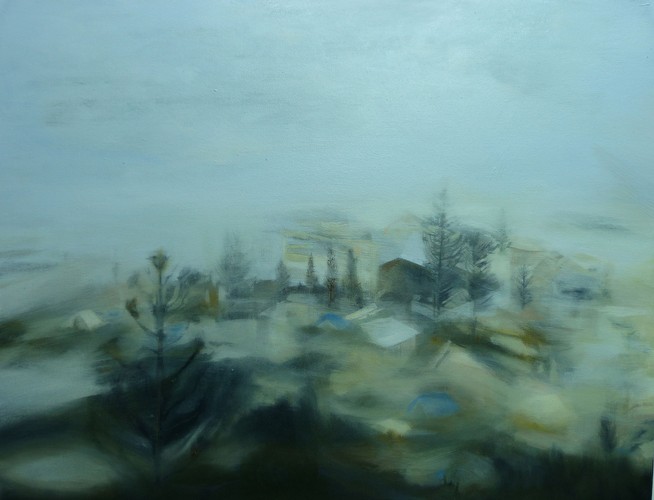 Cloudy Thoughts<br/>oil on canvas <br/>98cm x 78cm <br/>