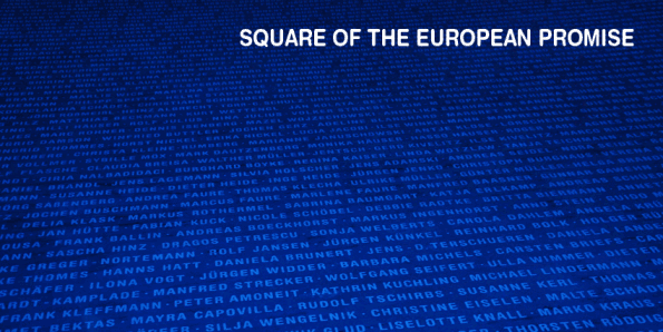 Inauguration of the Square of the European Promise, Bochum, Germany